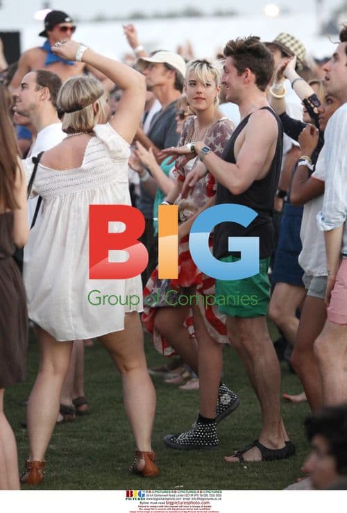 Agyness Deyn and Henry Holland at Coachella 2009