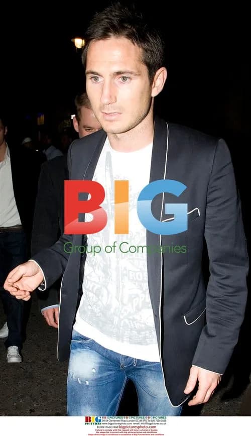 Frank Lampard leaves Movida Nightclub with Chelsea teammates