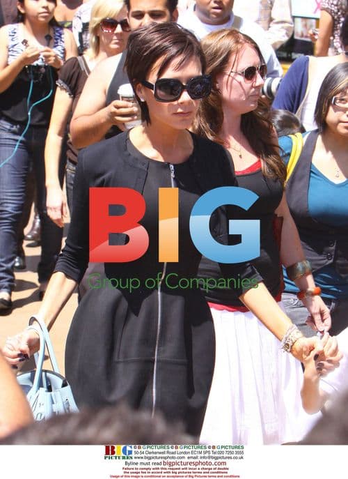 Victoria Beckham Goes Shopping with Sons