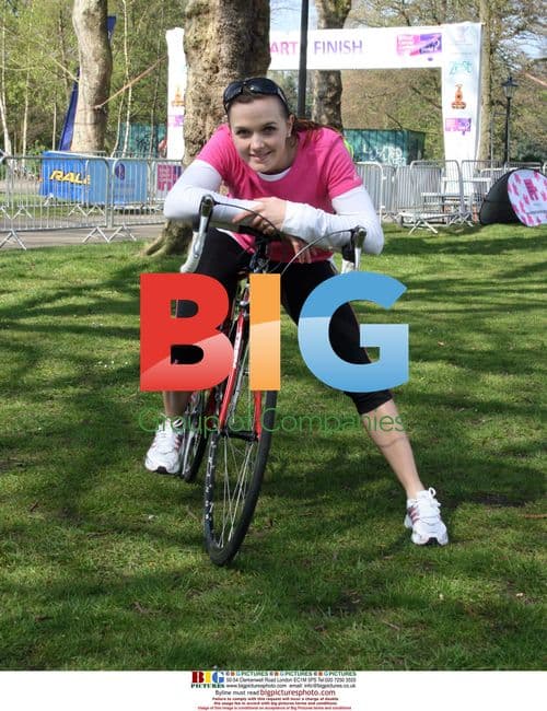 Victoria Pendleton at Pedal It Pink charity event