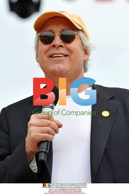 Chevy Chase speaks at Earth Day event