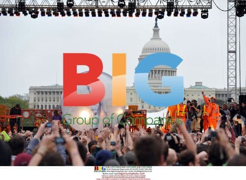 Wayne Coyne of Flaming Lips at Earth Day concert