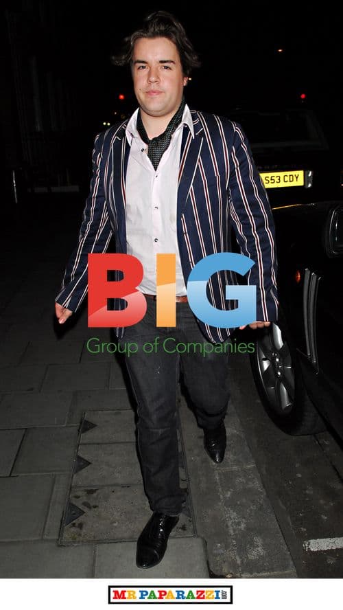 Michael Evans Out in Central London