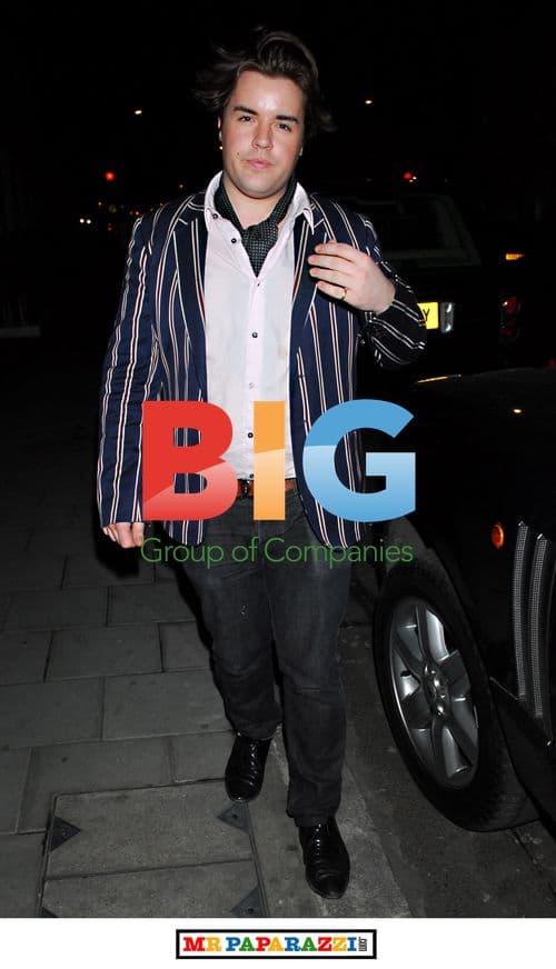 Michael Evans out in Central London