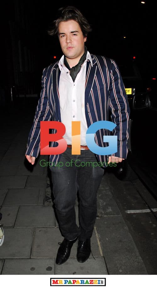 Michael Evans out and about in Central London