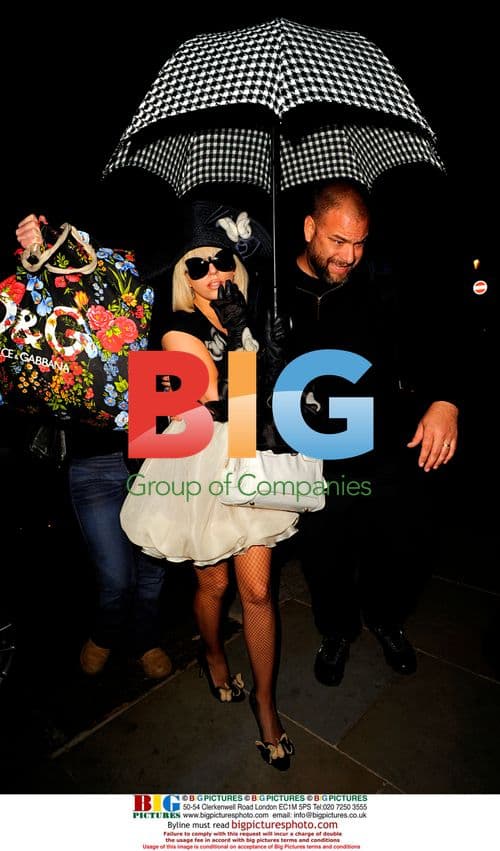 Lady Gaga Arrives in London from Germany