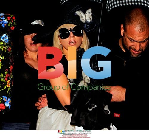 Lady Gaga arrives in London from Germany