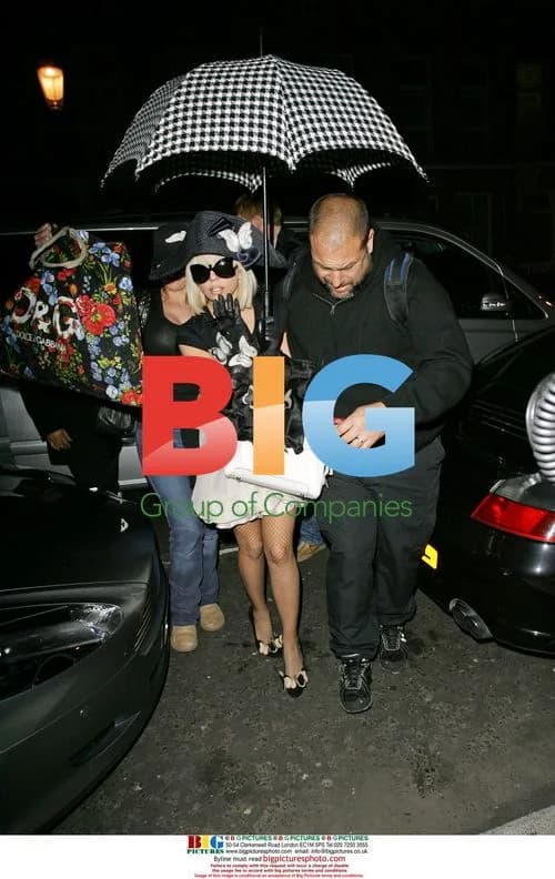 Lady Gaga Arrives at Heathrow Airport