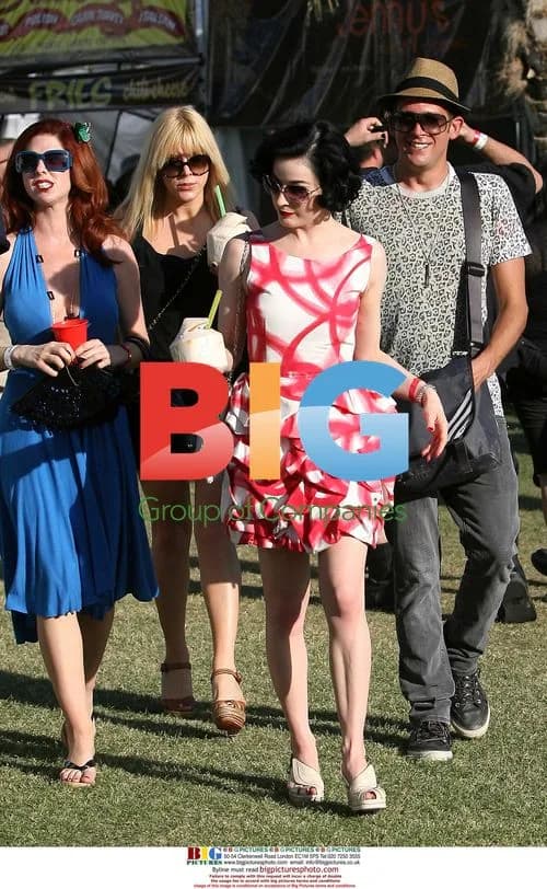 Dita Von Teese at Coachella Festival