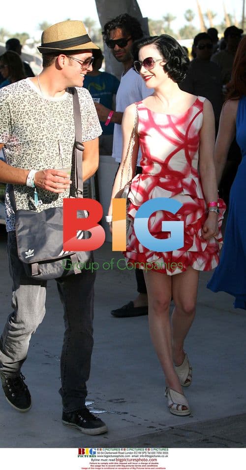 Dita Von Teese at Coachella Festival 2009