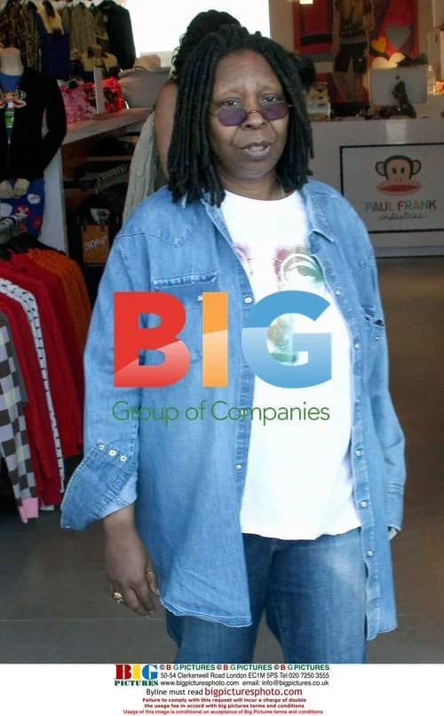 Whoopi Goldberg Shopping with Family