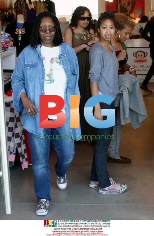 Whoopi Goldberg shopping at The Paul Frank store