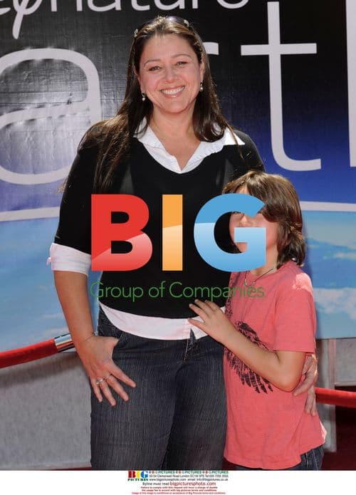 Camryn Manheim and son Milo