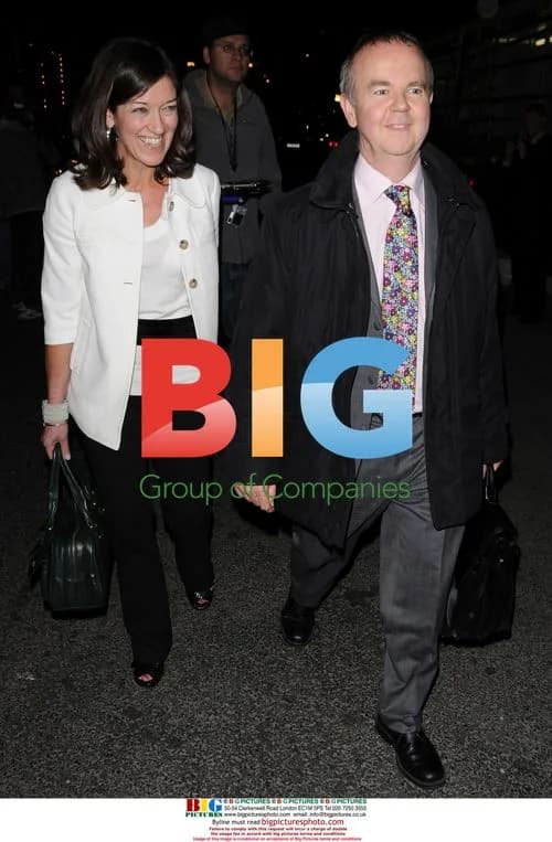 Ian Hislop leaving 'Calendar Girls' in London