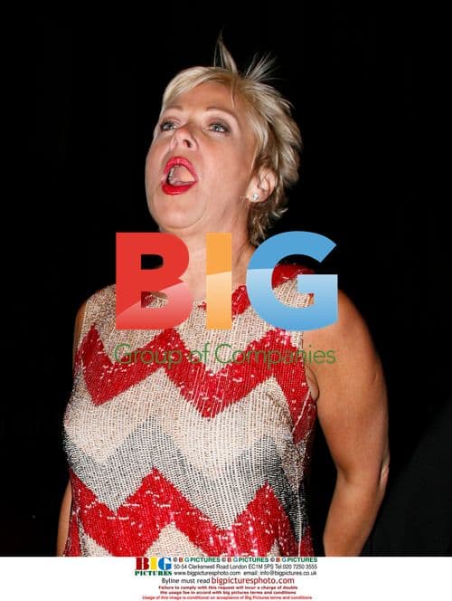 Denise Welch Kisses Bernie Katz at Groucho Club