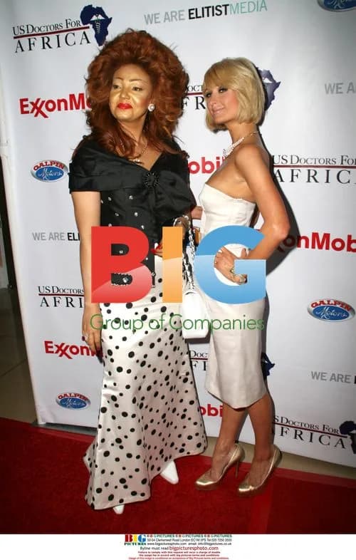 Chantal Biya and Paris Hilton at Africa Health Summit