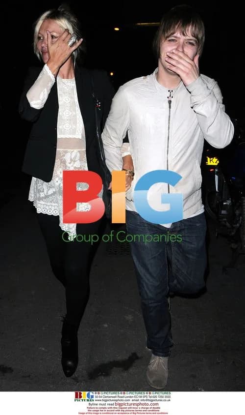 Kate Moss and Sadie Frost's nephew at PJ Harvey gig