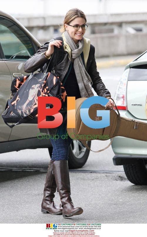 Nikki Reed and Sage Dill Depart Vancouver Airport