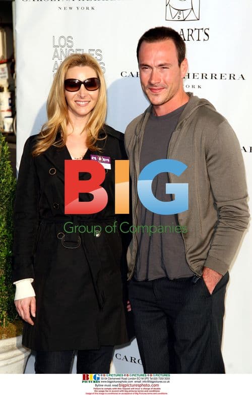 Lisa Kudrow and Chris Klein at LA Antiques Show