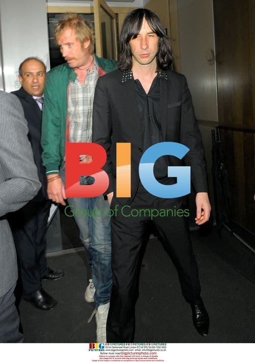 Rhys Ifans and Bobby Gillespie Night Out