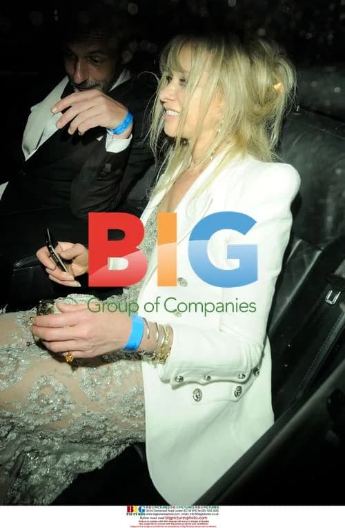 Jo Wood arrives at Movida in London