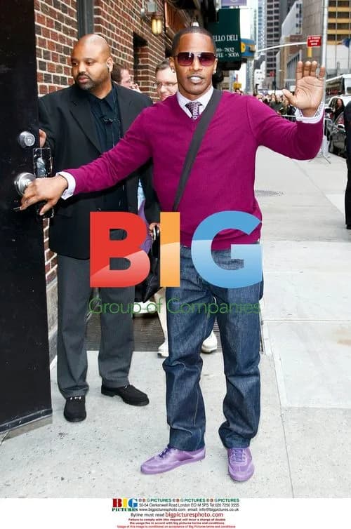Jamie Foxx at 'Late Show with David Letterman'