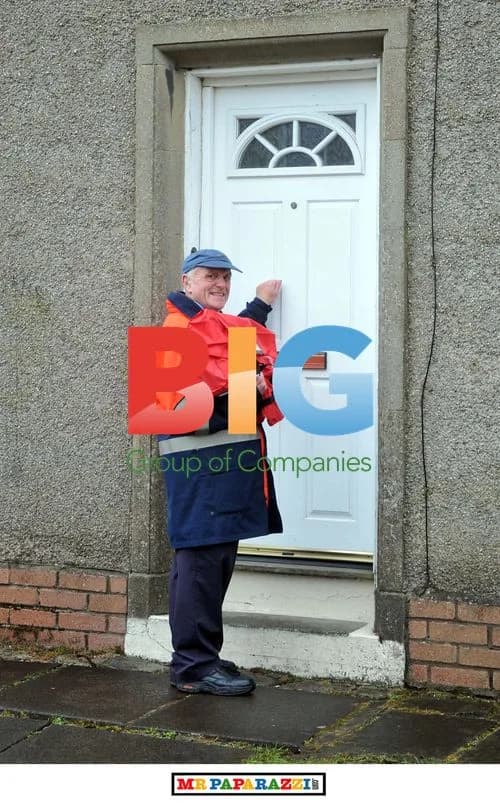 Susan Boyle's postman at home in Blackburn, UK