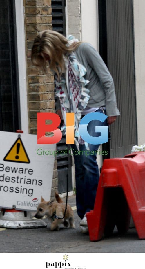 Lady Helen Taylor walks dog in London