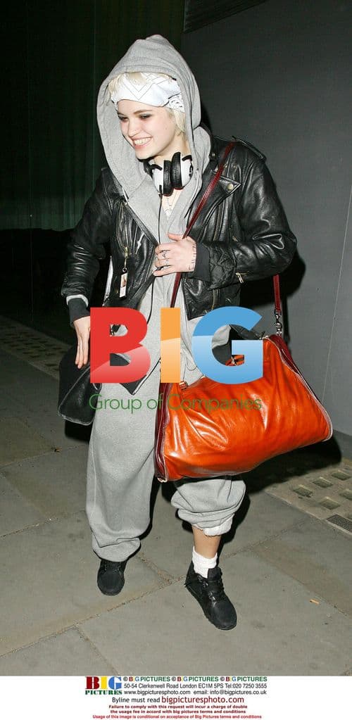 Pixie Geldoff leaving Bungalow 8 in London