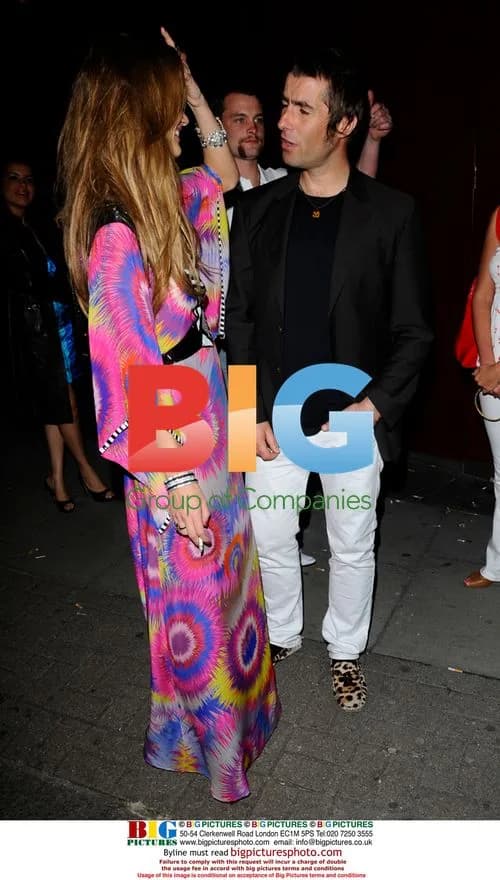 Liam Gallagher chats in London