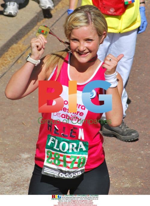 Helen Skelton at 2009 London Marathon