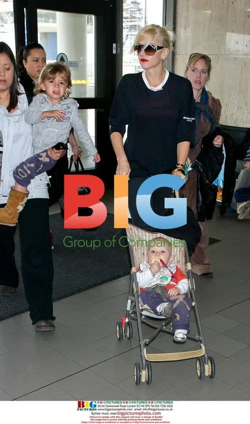 Gwen Stefani and Sons Depart LAX