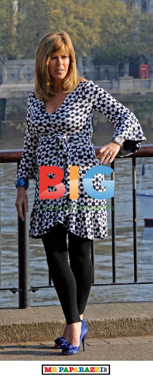 Kate Garraway and Richard Arnold outside GMTV