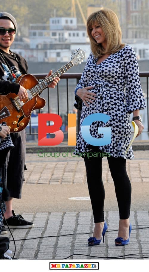 Kate Garraway and Richard Arnold outside GMTV