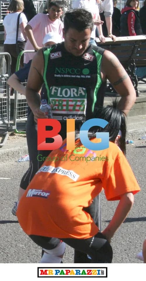 Katie Price at London Marathon