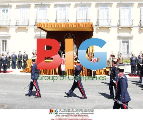 Sarkozy and Bruni Visit Spanish Royals