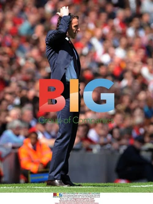 Gareth Southgate at Arsenal vs Middlesbrough