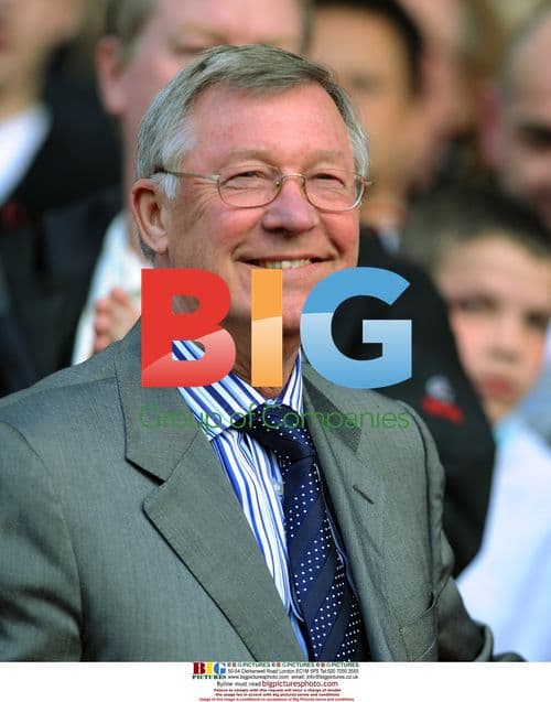 Alex Ferguson at Manchester United vs Tottenham match