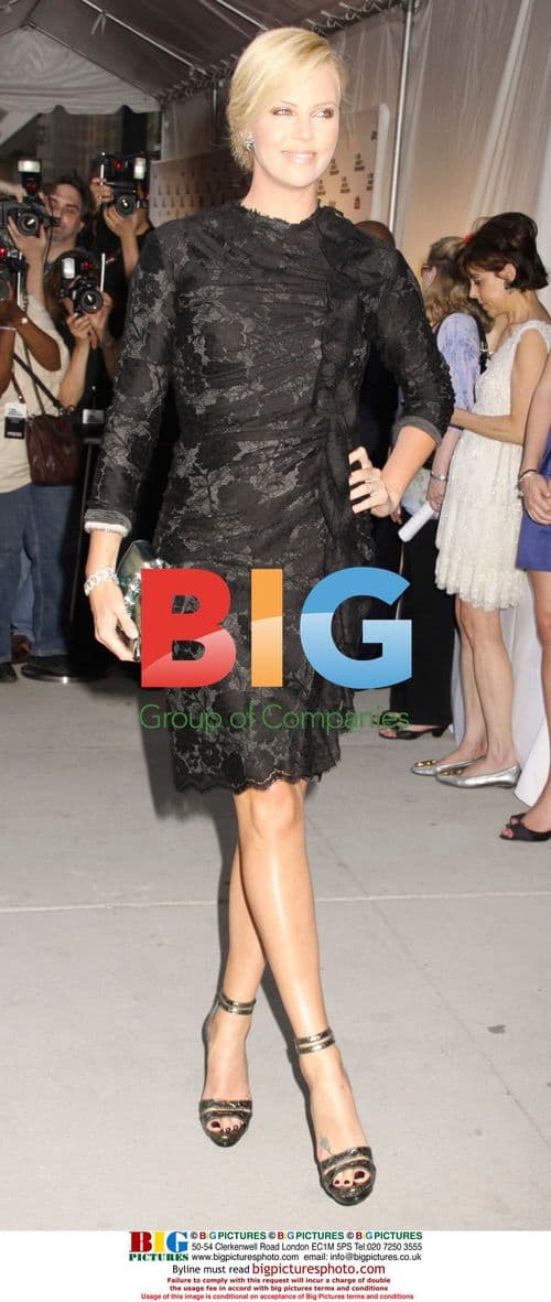 Charlize Theron at the Film Society Gala Tribute for Tom Hanks