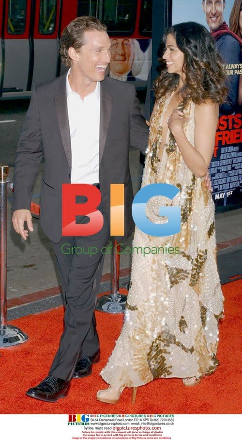 MATTHEW MCCONAUGHEY & CAMILA ALVES at 'Ghosts' Premiere