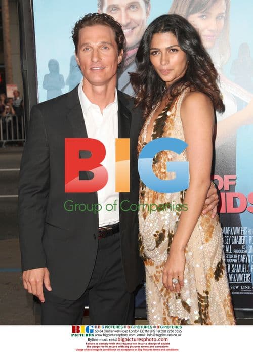 MATTHEW MCCONAUGHEY and CAMILLA ALVES at Ghosts Of Girlfriends Past premiere