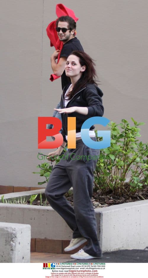Kristen Stewart and Michael Angarano in Vancouver
