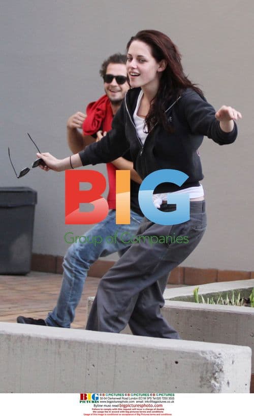 Kristen Stewart and Michael Angarano in Vancouver