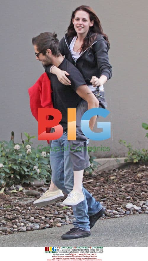 Kristen Stewart and Michael Angarano in Vancouver