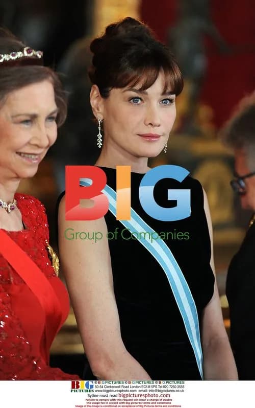 Queen Sofia and Carla Bruni at Gala Dinner