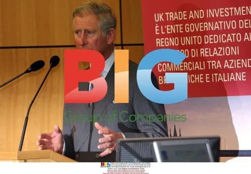 Prince Charles speaks in Venice