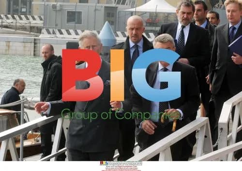 Prince Charles speaking at Venice Terminal