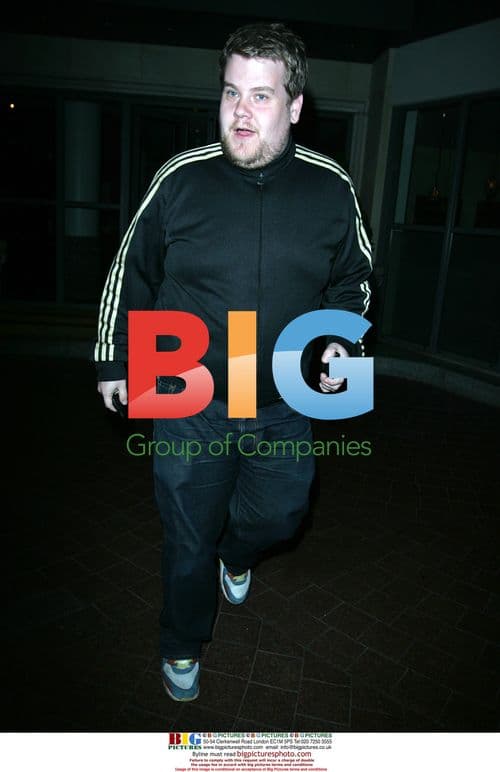 James Corden leaves Soho Hotel