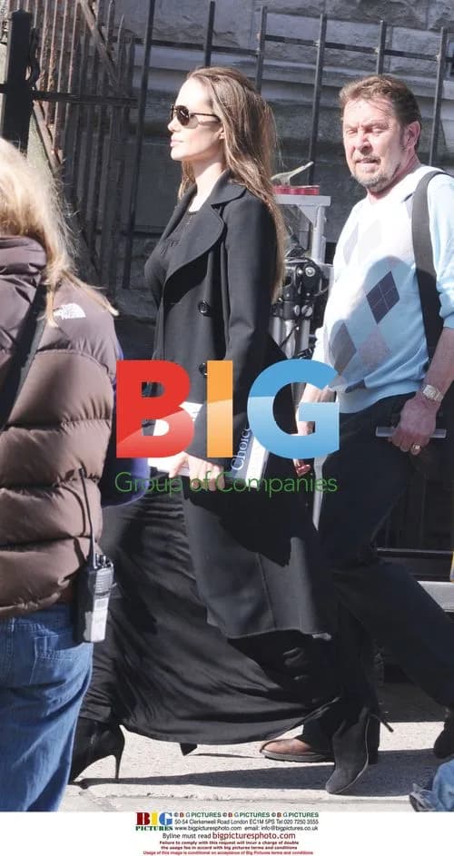 Angelina Jolie on 'Salt' Set