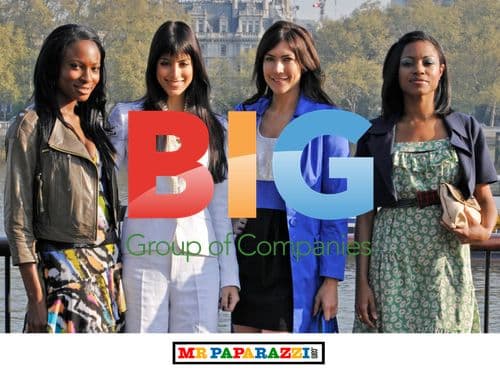 Louise Cole and models showcase fashion on GMTV